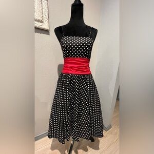 Vintage 1950’s polka dot dress